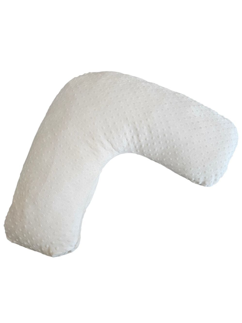 Jolly Jumper Nursing Pillow | White Plush Breastfeeding Support Cushion